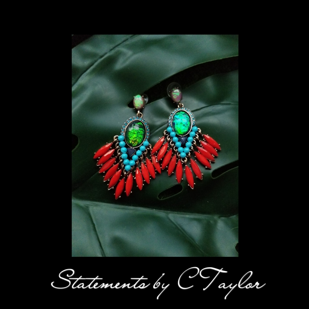 Gorgeous Colorblocked Earrings